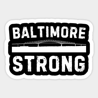 Baltimore-Strong Sticker